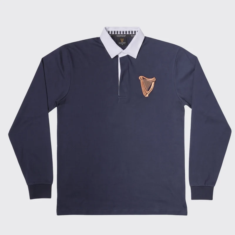 Guinness Navy Traditional Rugby Jersey