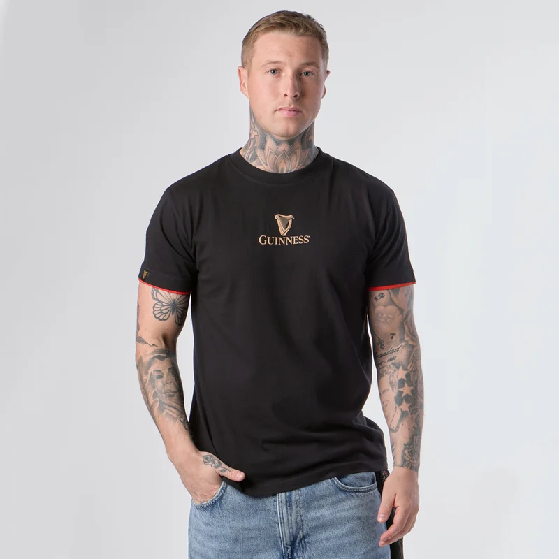 Guinness Irish Label Black Tee