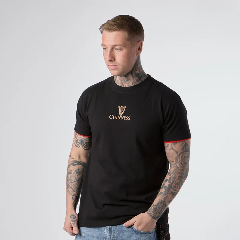 Guinness Irish Label Black Tee