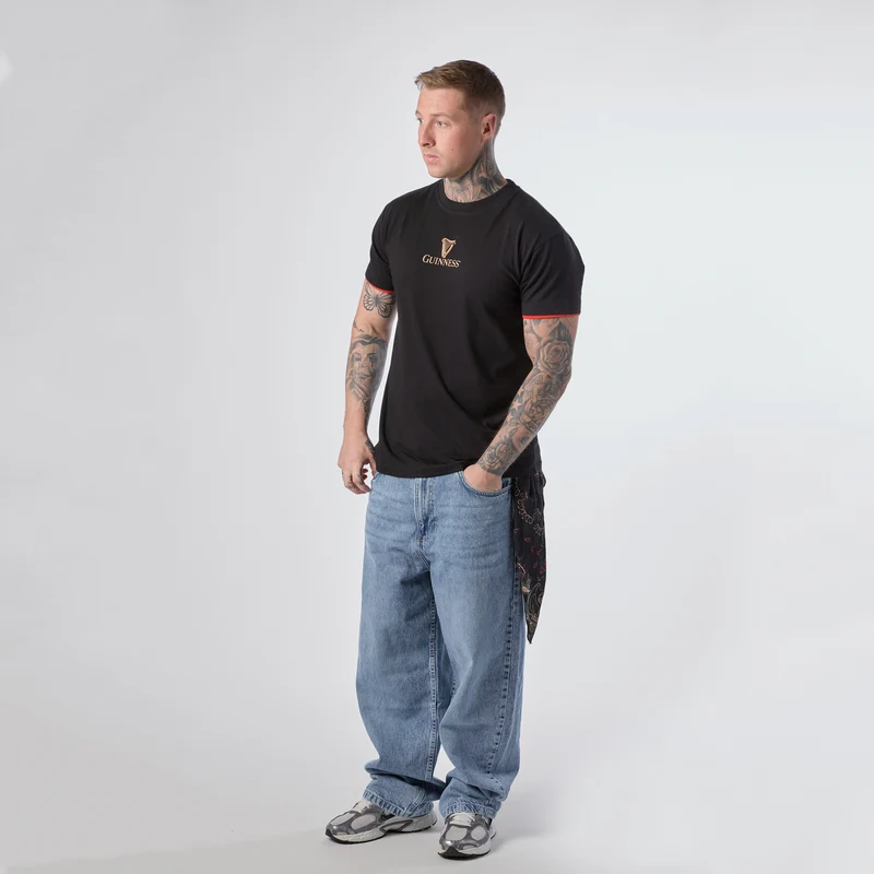 Guinness Irish Label Black Tee