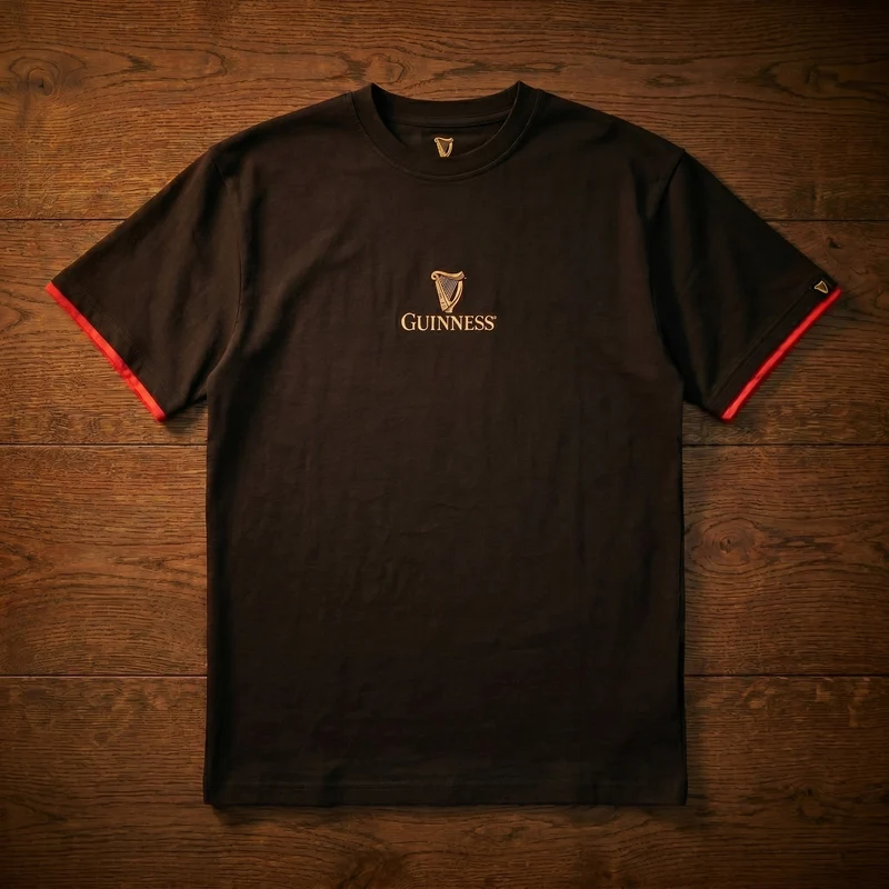 Guinness Irish Label Black Tee