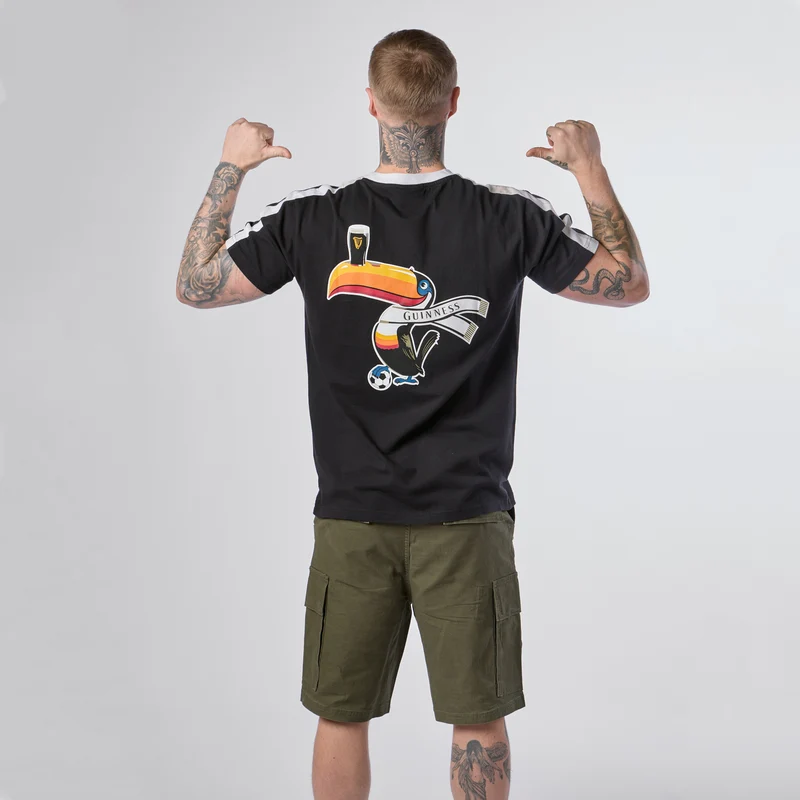 Guinness Toucan Soccer Black Tee