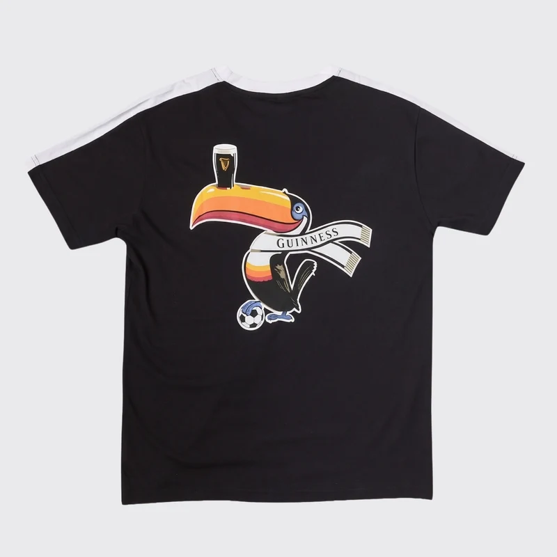 Guinness Toucan Soccer Black Tee