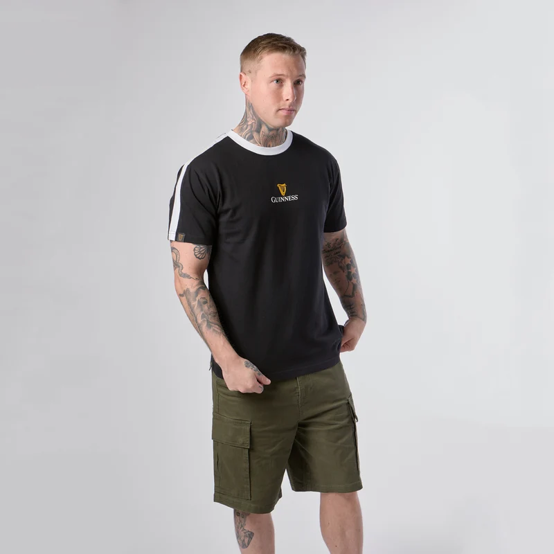Guinness Toucan Soccer Black Tee