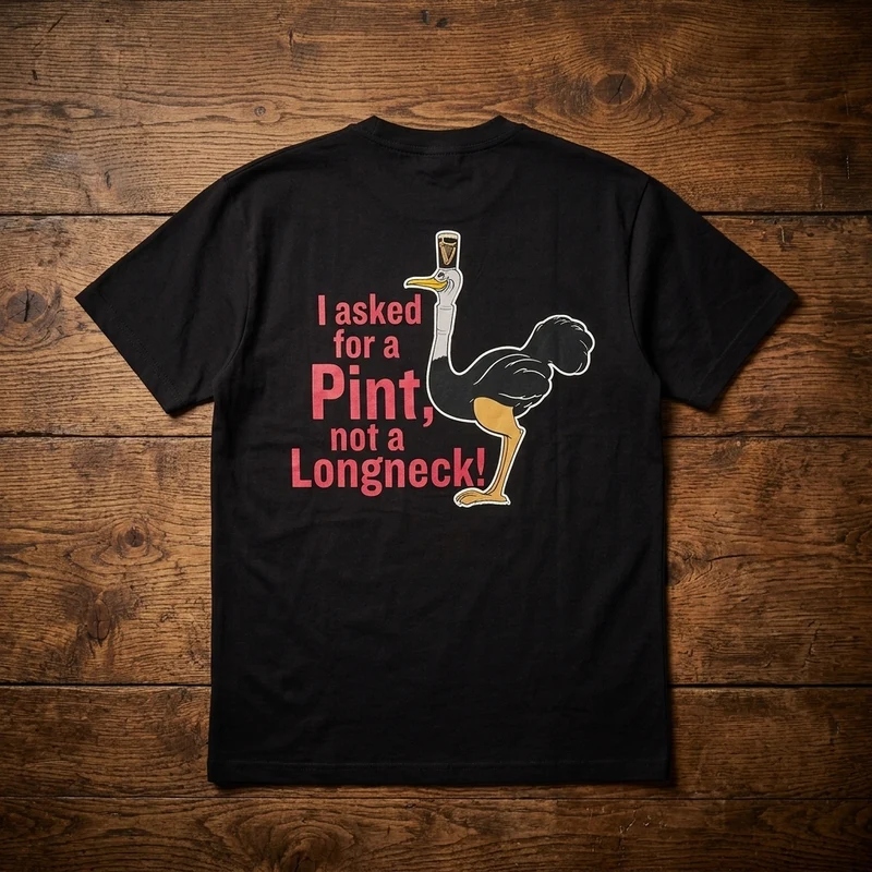 Guinness Gilroy Ostrich Tee – Black