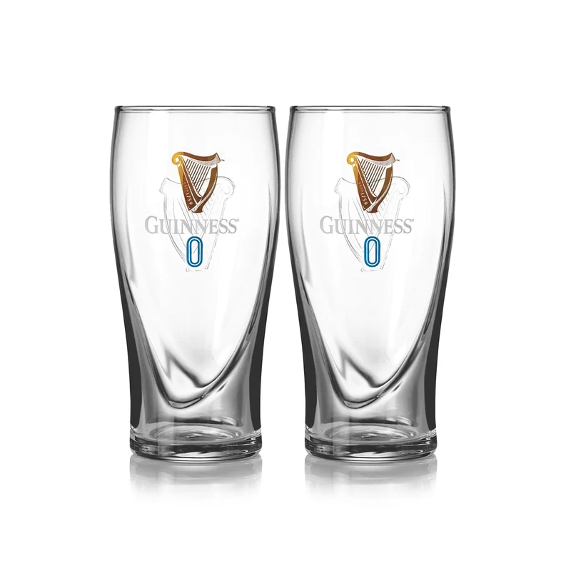 Guinness 0 Gravity Pint Glass – 2 Pack