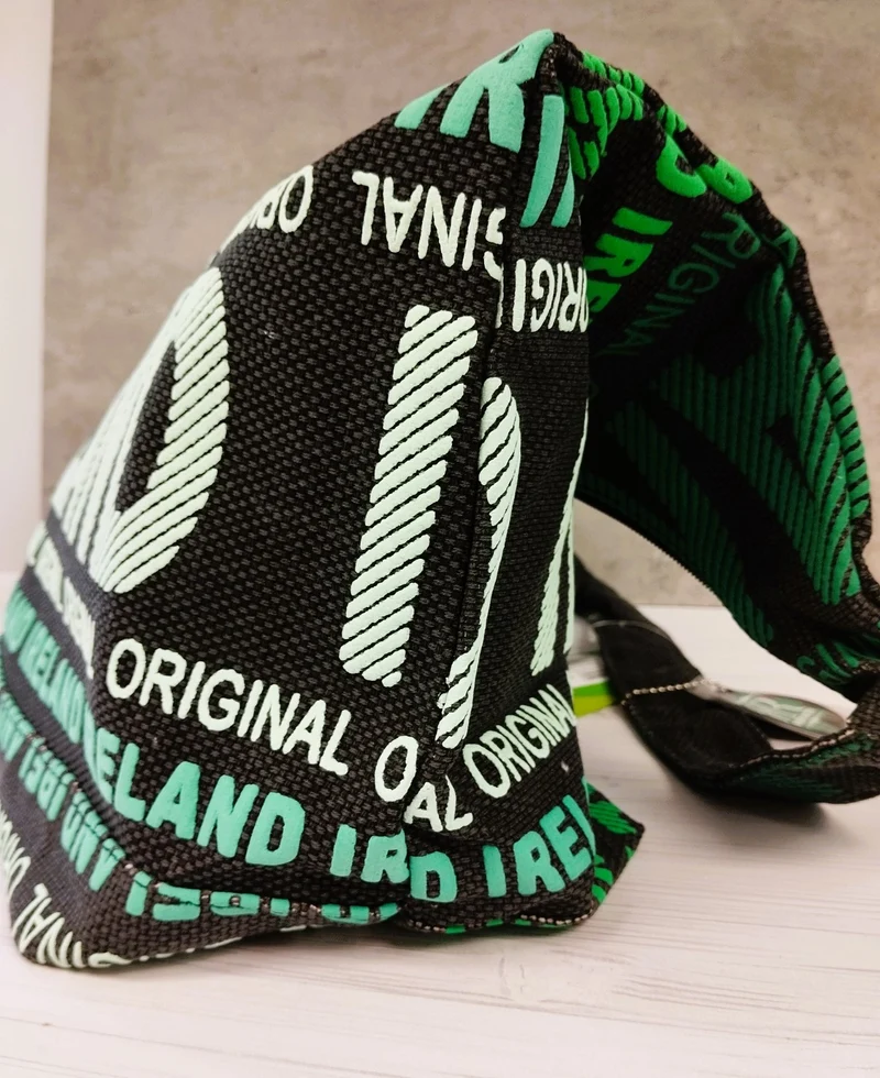 Ireland Shoulder Bag, Green and Black