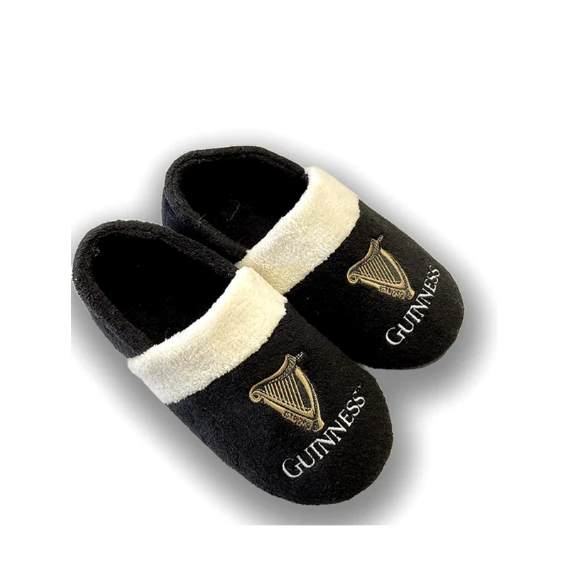 Guinness Bring Me A Pint Slippers – Black Novelty Slippers (Small)
