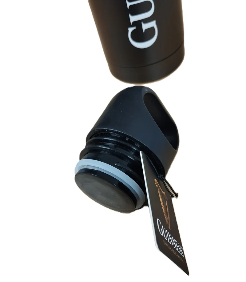 Official Guinness Metal Water Bottle Black Color With Guinness logo