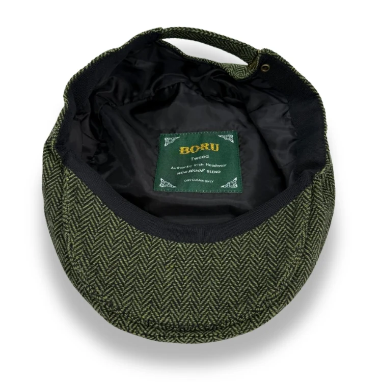 Kids Everyman Tweed Cap Green