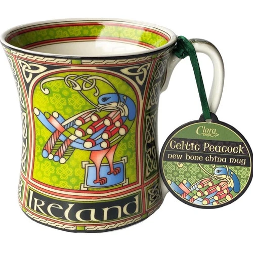 Celtic Peacock Mug