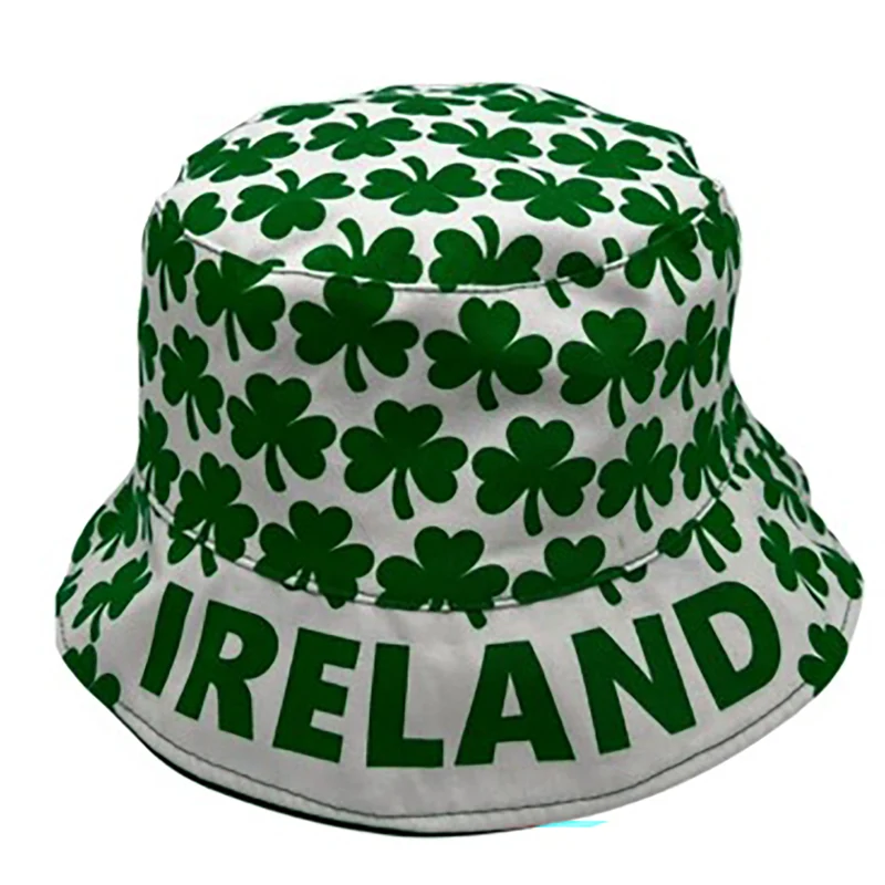 Ireland Reversible Green Bucket Hat