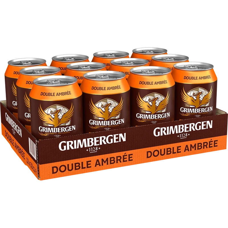 Grimbergen Double Ambree 6,5% 12x0,33L Dose zzgl. Pfand