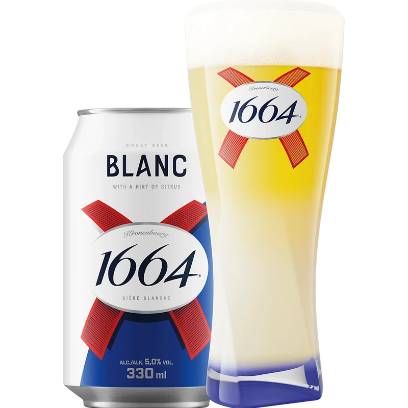 Kronenbourg 1664 Blanc 12x0,33L Dose zzgl. DPG
