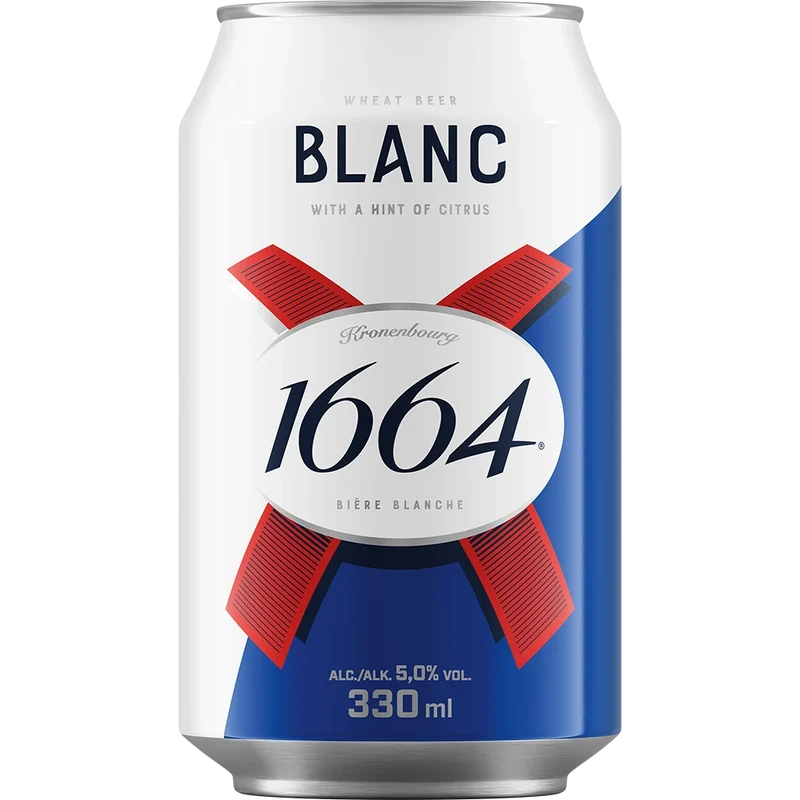 Kronenbourg 1664 Blanc 12x0,33L Dose zzgl. DPG