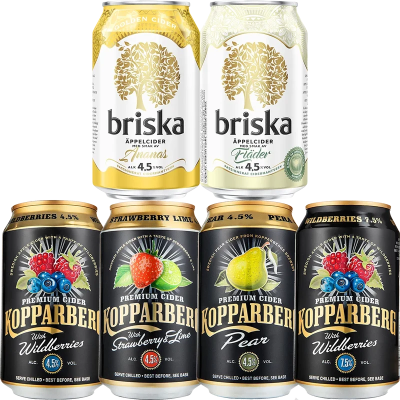 Kopparberg / Briska MIX 24x0,33L Dose zzgl. DPG Pfand