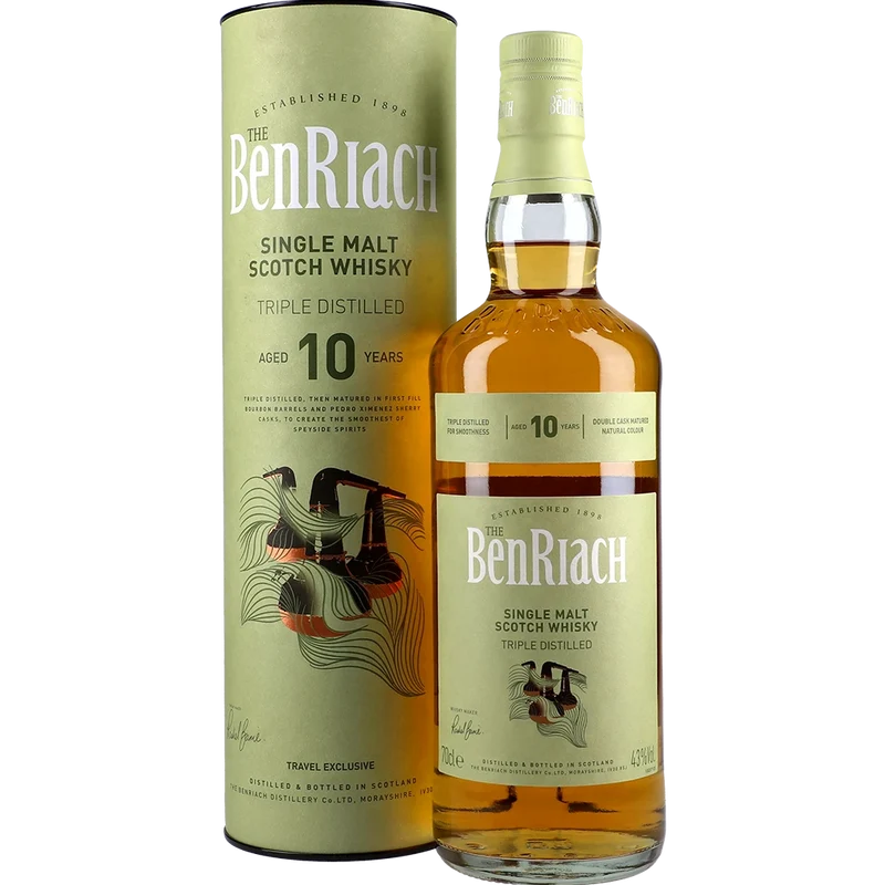 The Benriach Triple Distilled 10y 43% 0,7L FL