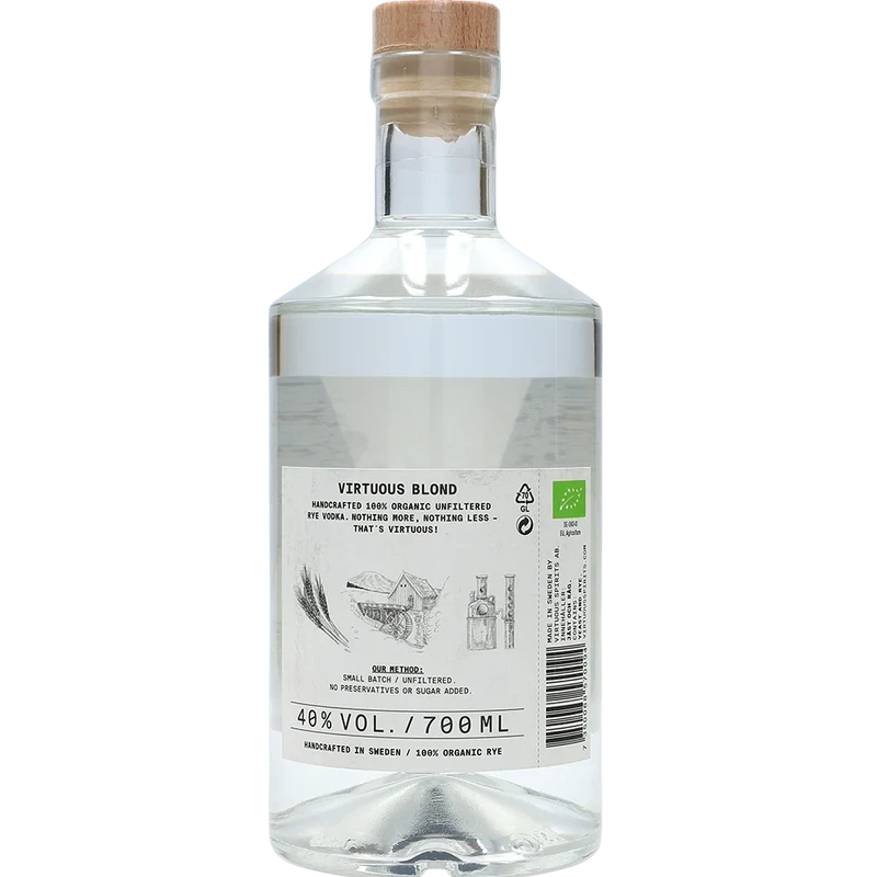 Virtuous by Nature Blond Vodka 40% 0,7L FL