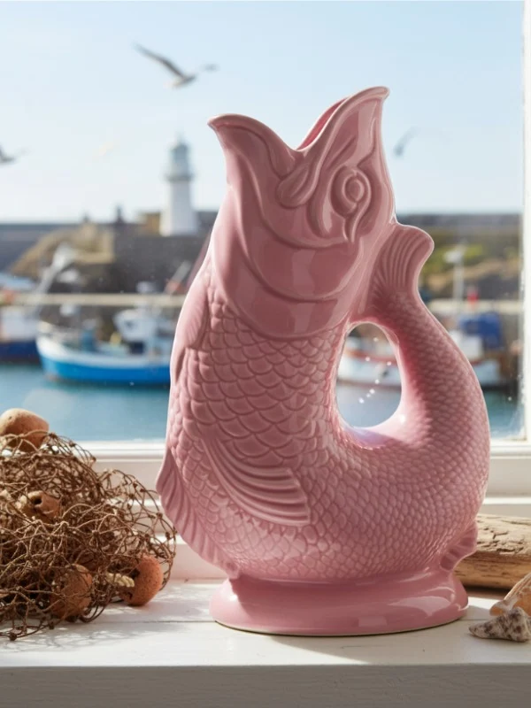 Wade Ceramics Gluggle Jug - Color: Pink