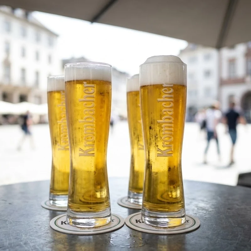 Krombacher Biergläser Star Cup 250 ml - 4 Stück