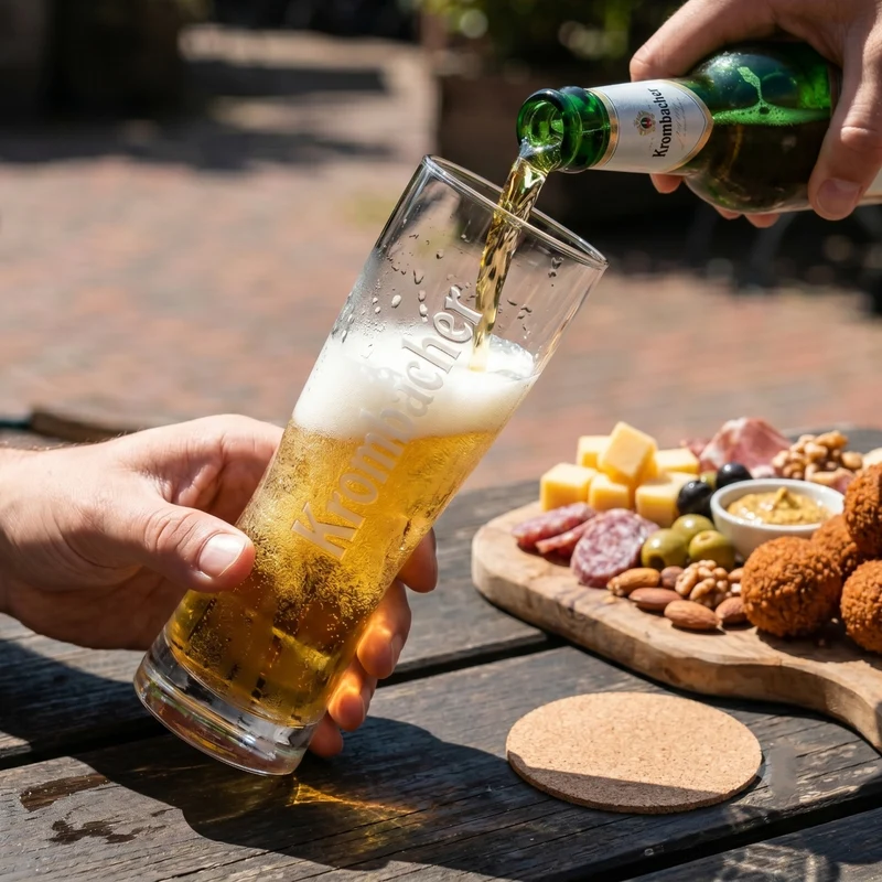 Krombacher Biergläser Star Cup 250 ml - 4 Stück