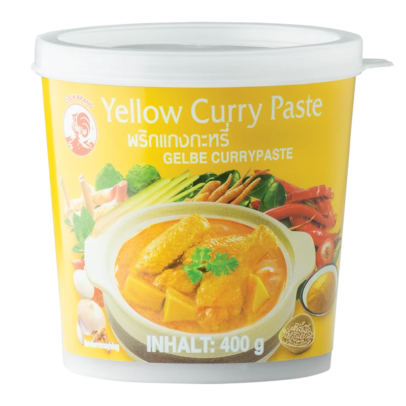 COCK BRAND Gelbe Curry Paste 400G