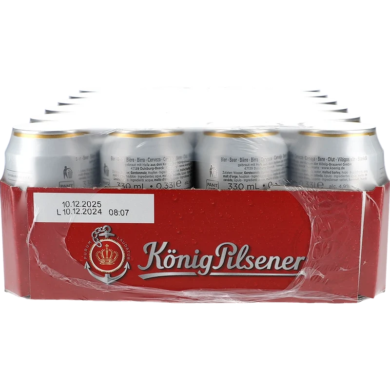 König Pilsener 4,9% 24x 0,33L Dose zzgl. DPG Pfand