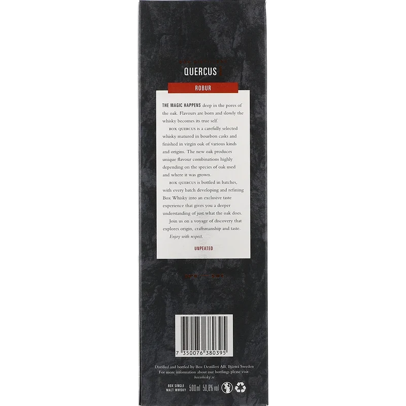 Box Whisky Quercus Robur 0,5L FL