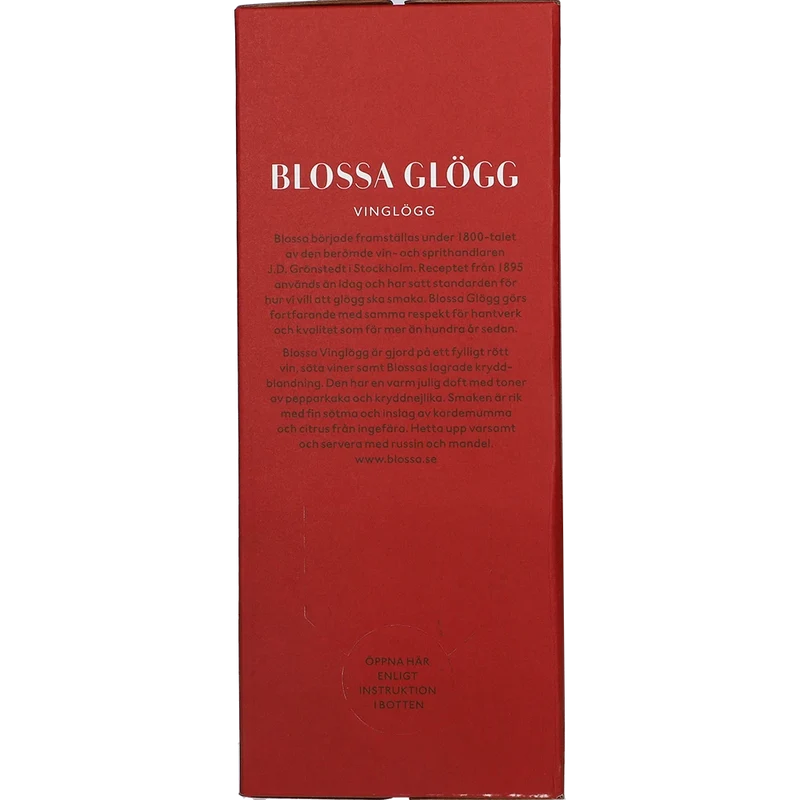 Blossa Glögg Vinglögg 10 % 2L BIB