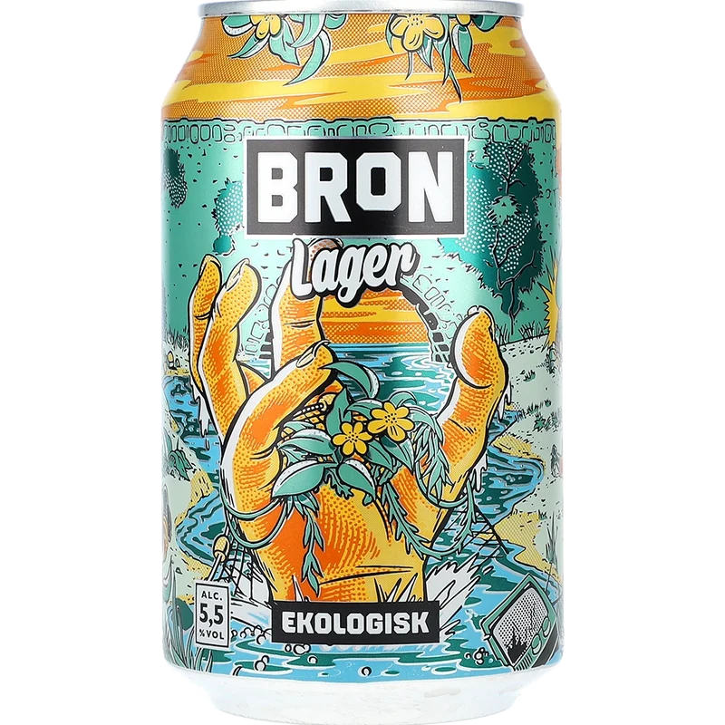 Åbro Bron Lager Ekologisk 5,5% 24x0,33L Dose zzgl. DPG Pfand