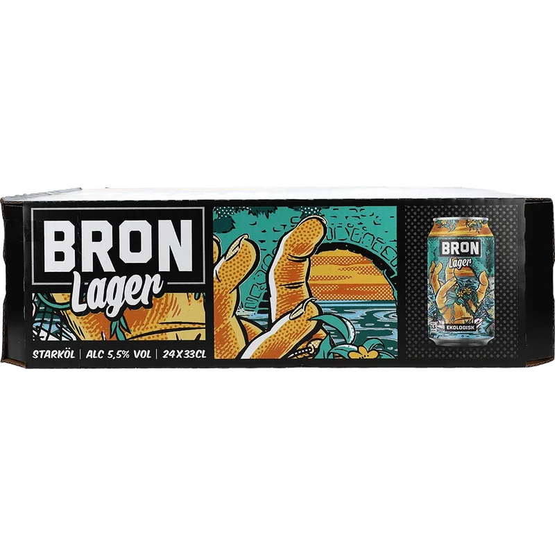 Åbro Bron Lager Ekologisk 5,5% 24x0,33L Dose zzgl. DPG Pfand