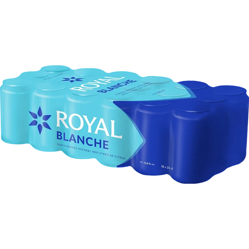 Royal Blanche 4,6% 18x0,33L Dose zzgl. DPG Pfand