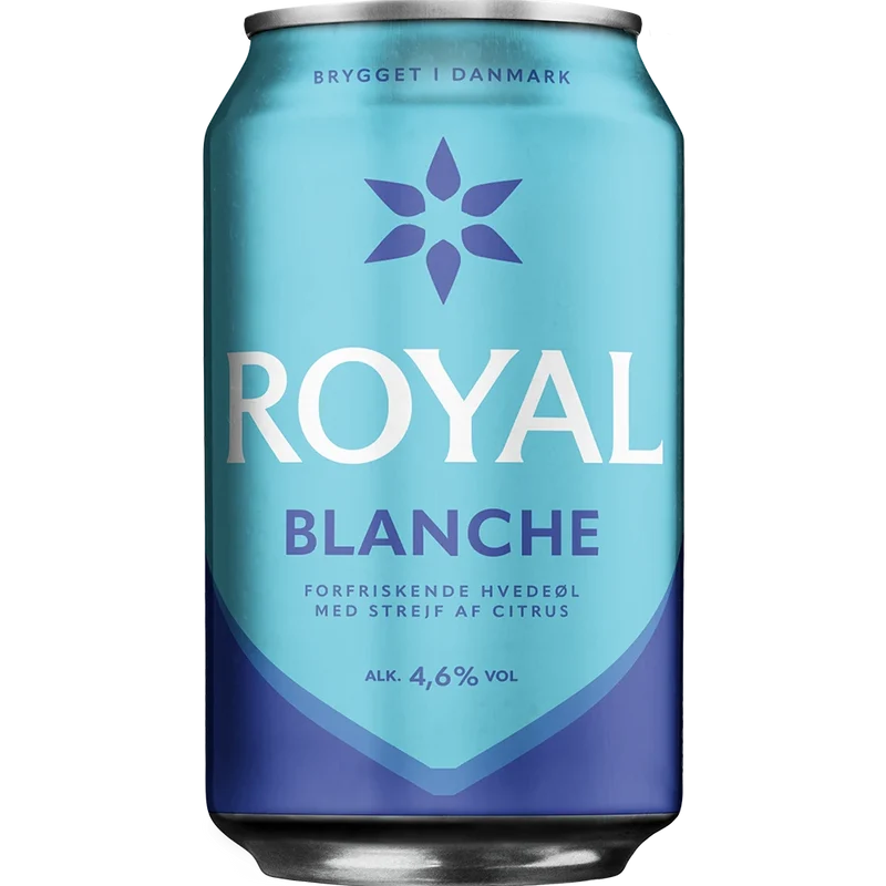 Royal Blanche 4,6% 18x0,33L Dose zzgl. DPG Pfand