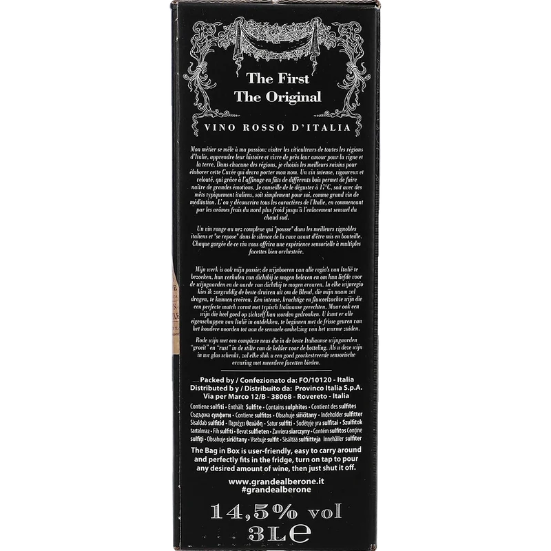 Grande Alberone Rosso Oak Aged 14.5 % 3L BIB