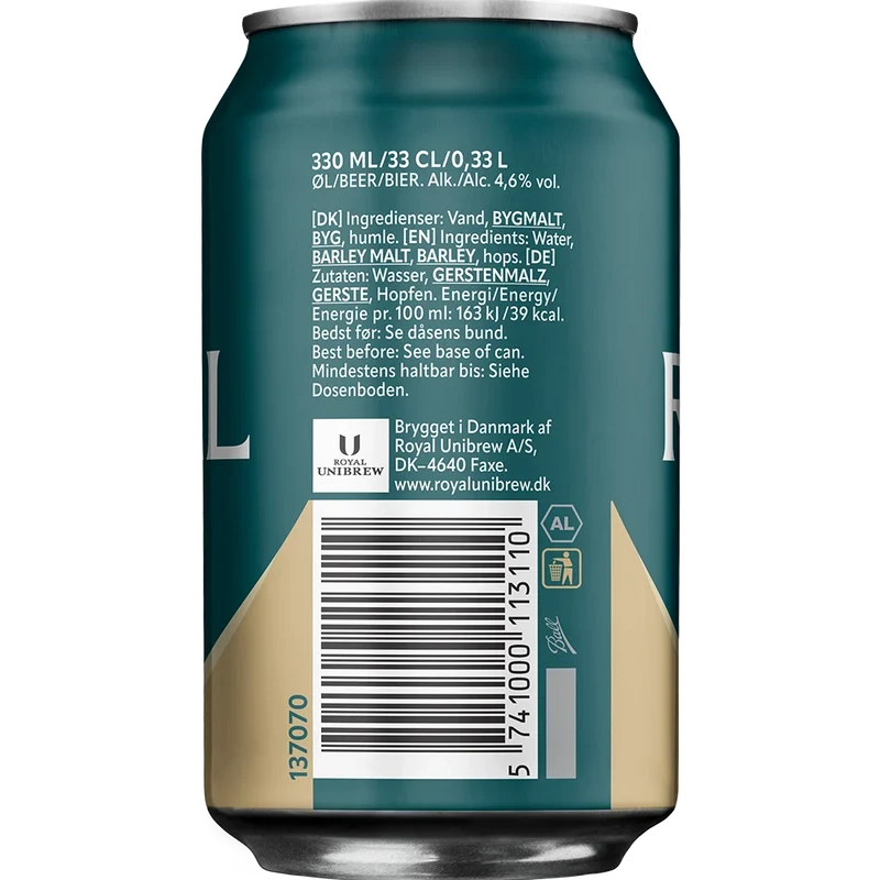 Royal Classic 4,6% 24x0,33L Dose zzgl. DPG Pfand