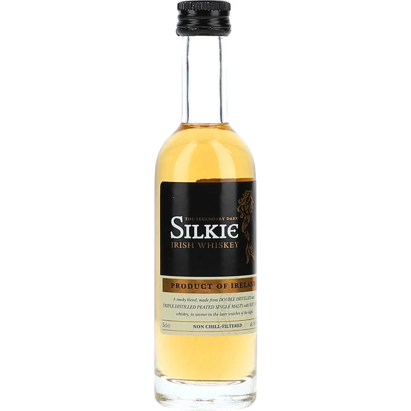 The Legendary Silkie Dark Blended Irish Whiskey Non Chill Filtered Miniatures 46% 0,05L FL