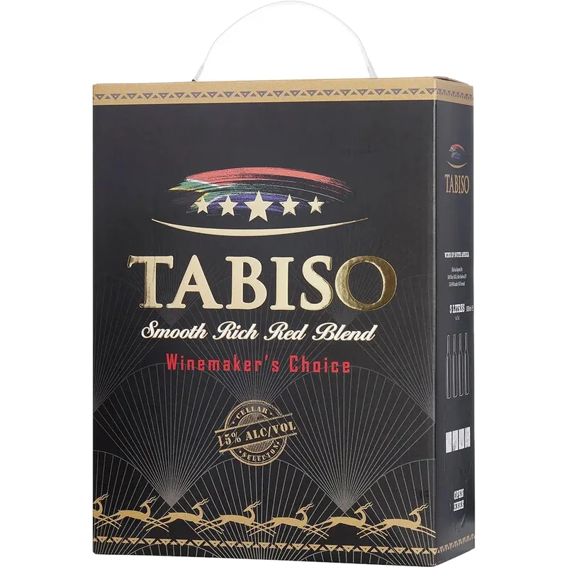Tabiso Smooth Red Blend 15 % 3L BIB