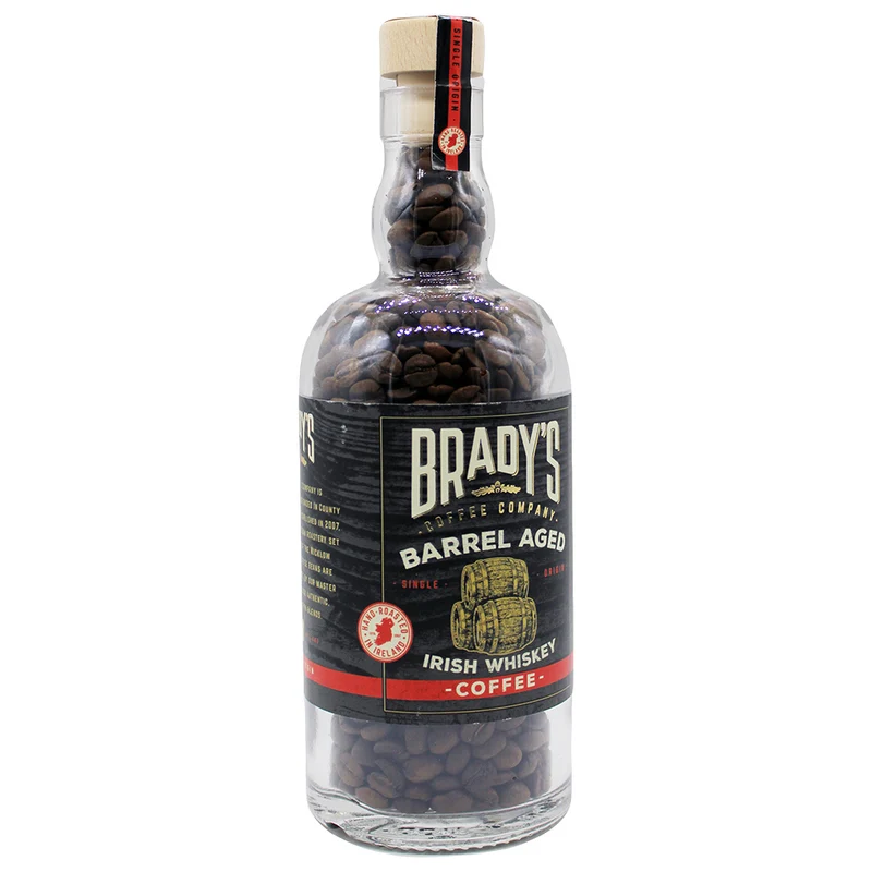 Brady's Barrel Aged Whiskey Coffee - Bottle (Whole Bean)