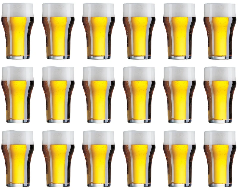 Cookinglife Biergläser Nonic 340 ml - 18 Stück