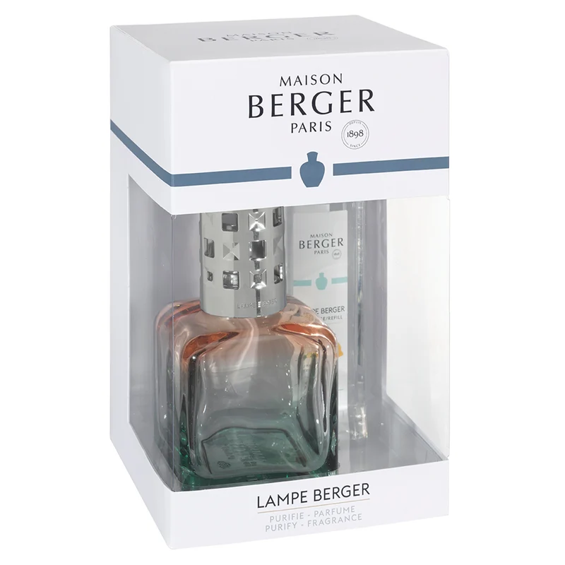 Maison Berger Geschenkset - Duftlampe - Glaçon Pêche/Verte - Zest of Verbena