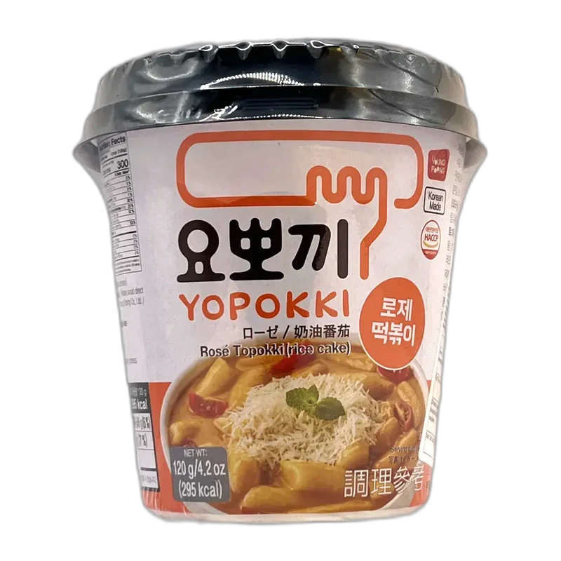 YOPOKKI Ricecake Cup Rose Spicy 120G