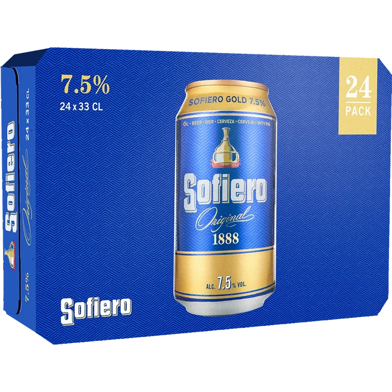 Sofiero Guld 7,5% 24x0,33L Dose zzgl. DPG Pfand