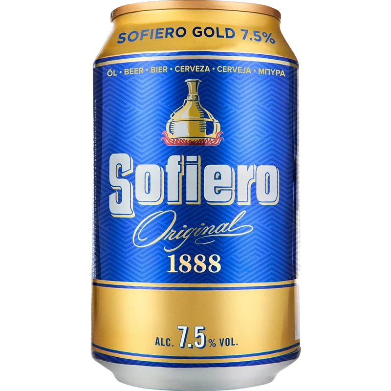 Sofiero Guld 7,5% 24x0,33L Dose zzgl. DPG Pfand