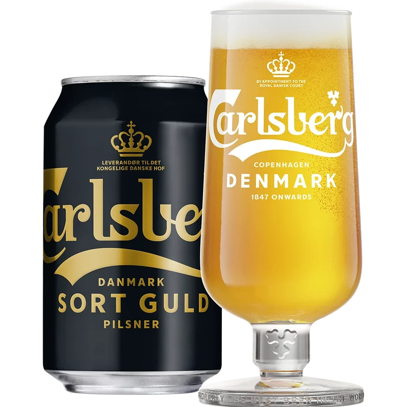 Carlsberg Sort Guld 5,8% 24x0,33L Dose zzgl. DPG Pfand
