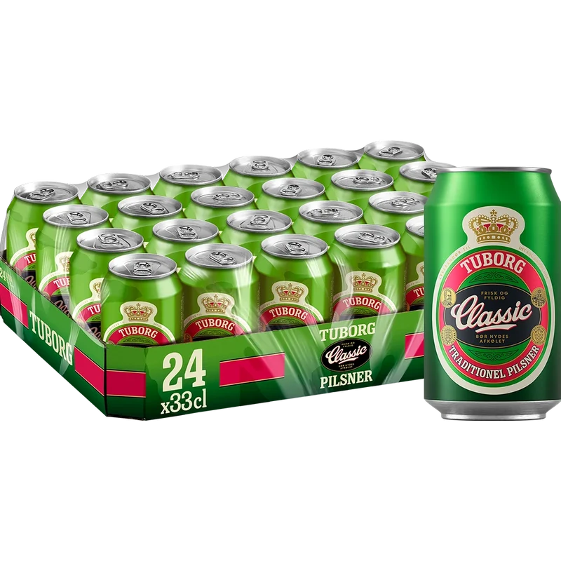 Tuborg Classic 4,6% 24x0,33L Dose zzgl. DPG Pfand