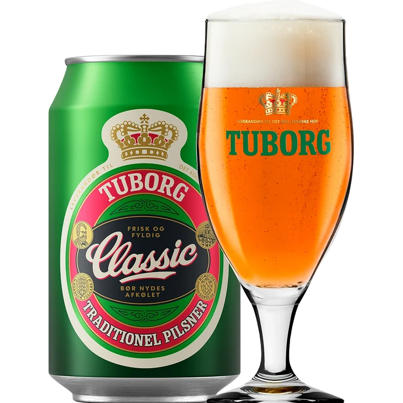 Tuborg Classic 4,6% 24x0,33L Dose zzgl. DPG Pfand