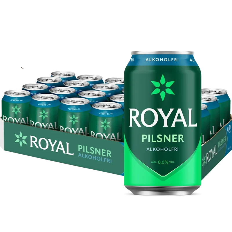 ROYAL Pilsner Alkoholfri 0,0% 24x0,33L Dose zzgl. DPG Pfand