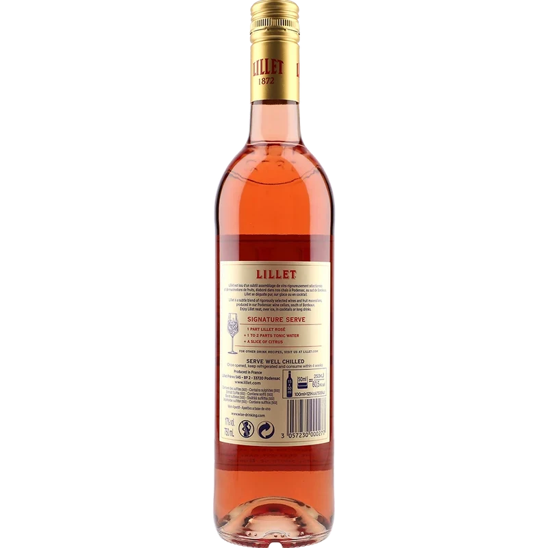 Lillet Rose 17 % 0,75L FL