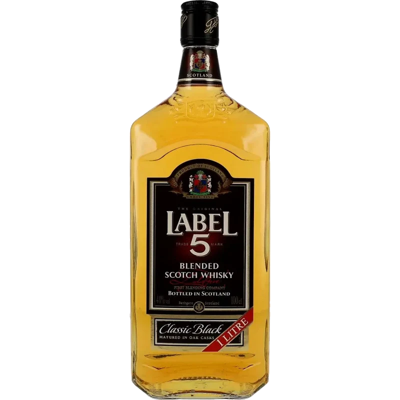 Label 5 Classic Black 40 % 1L FL