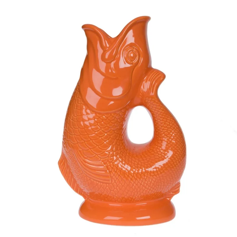 Wade Ceramics Gluggle Jug - Color : Orange